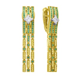 Серьги «Берсо» из коллекции «Петергоф»